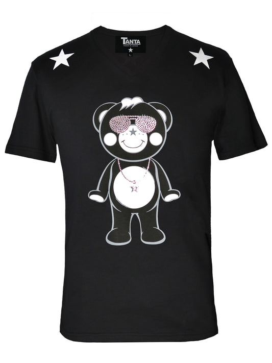 黒のタンタの定番tシャツ